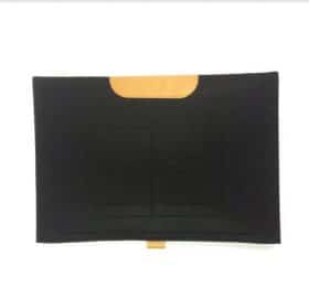 Sacoche – Pochette Protection Feutre de Laine Noir 15 Pouces