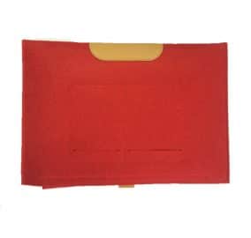 Sacoche – Pochette Protection Feutre de Laine Rouge 13 Pouces