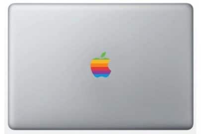 Stickers «Pomme Old School» pour Macbook 11 pouces
