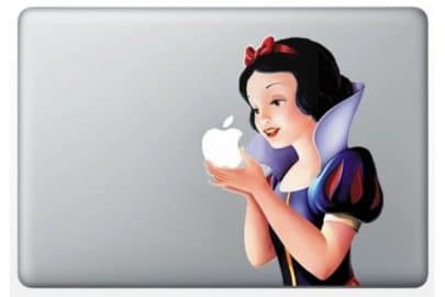 Stickers « Blanche Neige » pour Macbook 13 pouces