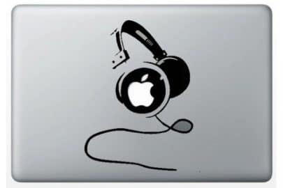 Stickers « Casque » pour Macbook 11 pouces