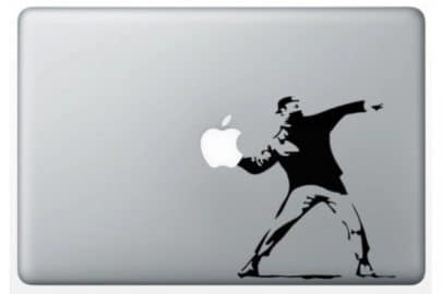 Stickers « Jet de Pomme » pour Macbook 11 pouces