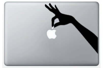 Stickers « Main » pour Macbook 17 pouces