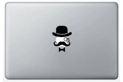 Stickers « Monocle » pour Macbook 11 pouces