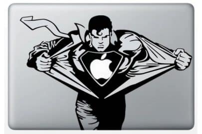 Stickers « Superman » pour Macbook 11 pouces