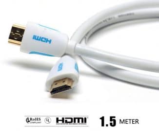 Cable HDMI 1m Blanc 1080p