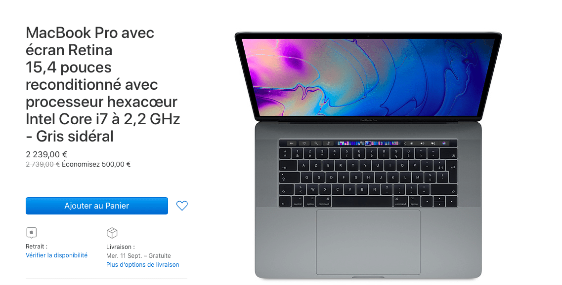 baisse prix ordinateur portable apple