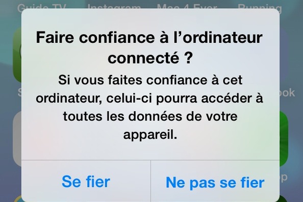 synchonisation iphone et macbook