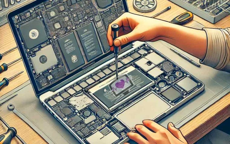 Remplacement batterie MacBook à Paris