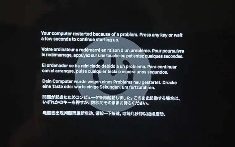 Mon Mac ne s'eteint pas