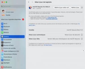 Installer macOS 15.4.1