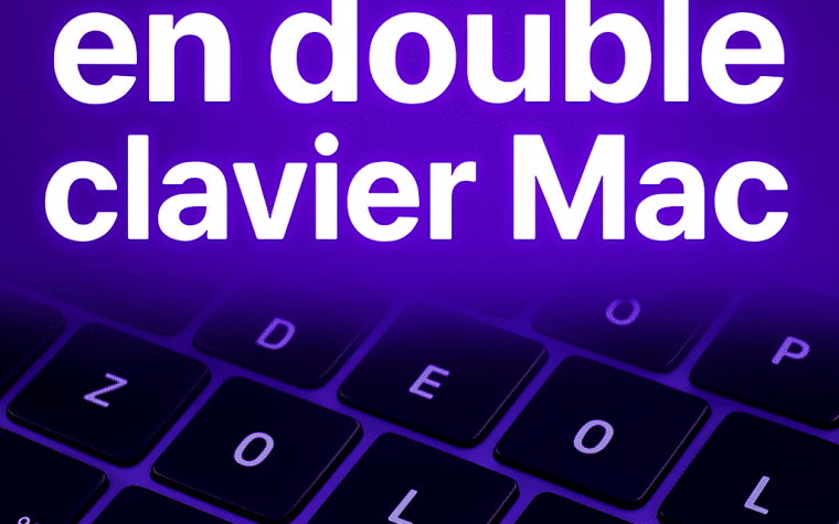 lettres en double clavier Mac