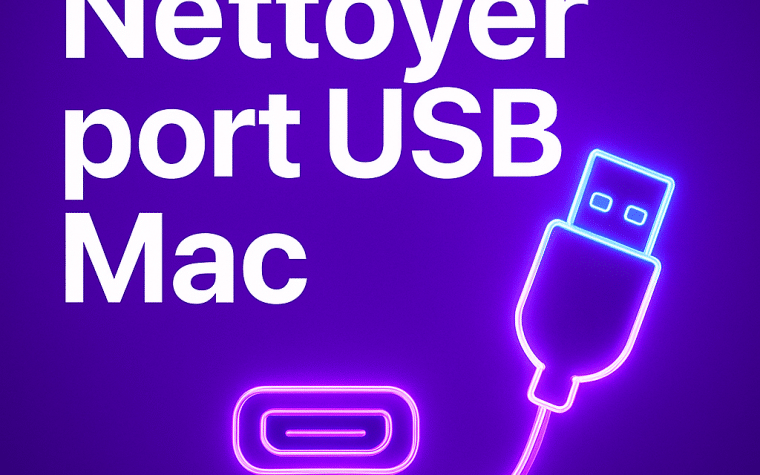 Nettoyer port USB Mac