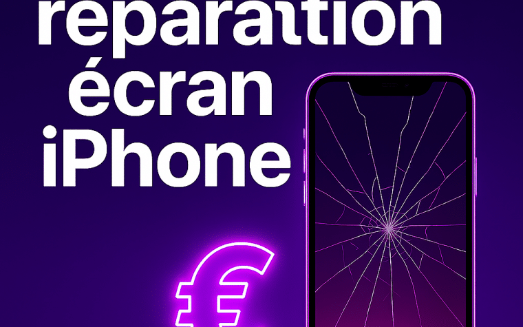 coût réparation écran iPhone