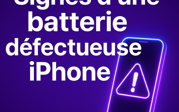 signes d’un batterie défectueuse iPhone