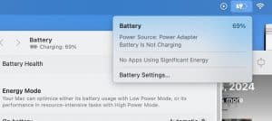 Battery is not charging