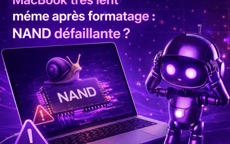 MacBook très lent même après formatage