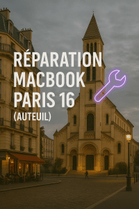 Réparation MacBook Paris 16