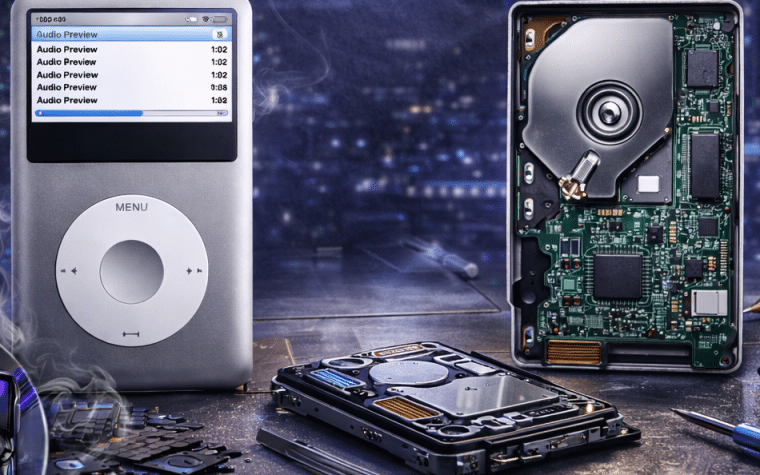 iPod Classic qui clique disque dur ou carte mère_Cyber-Jay