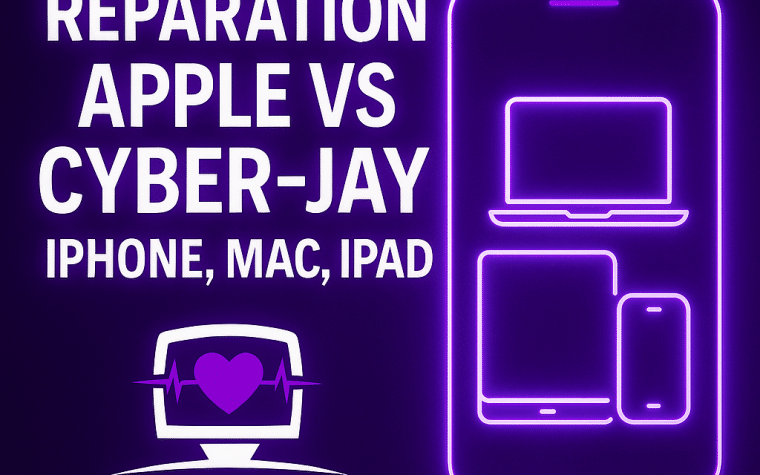 réparation Apple vs Cyber-Jay