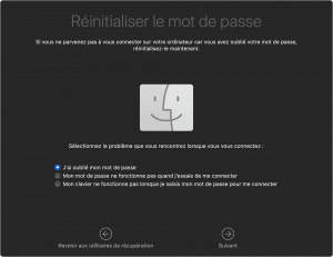Créer un nouveau mot de passe