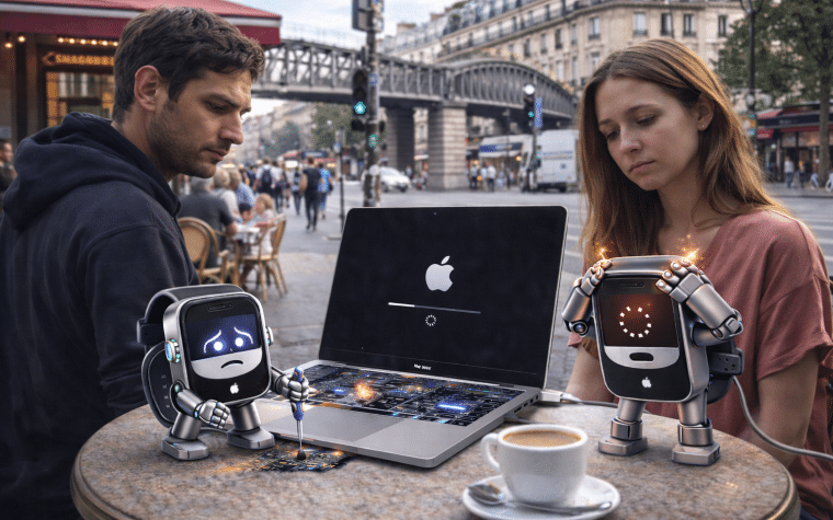 Mac redémarre après connexion