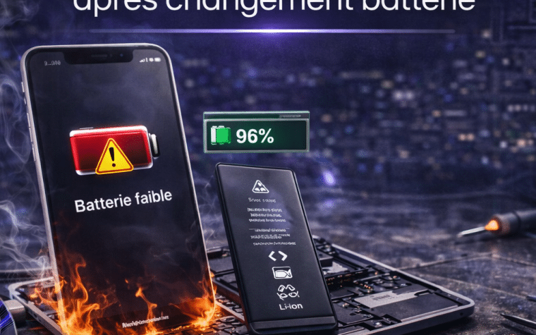 Phone qui ne tient pas la charge après changement batterie_Cyber-Jay
