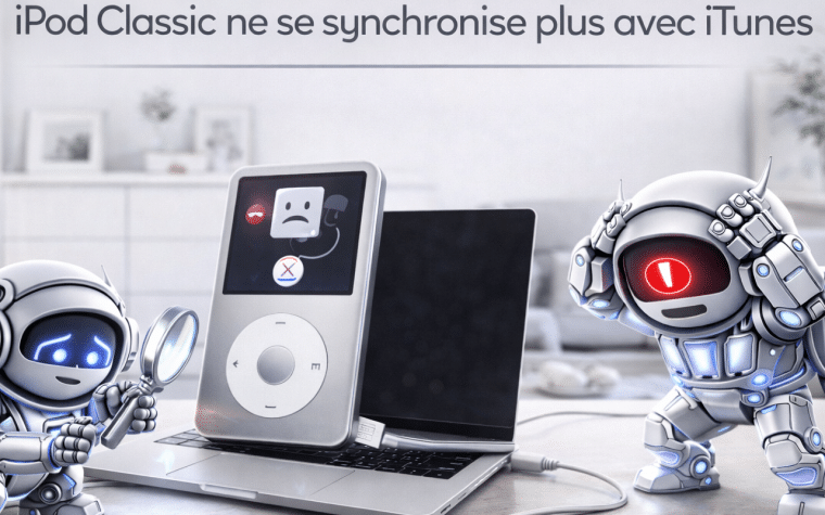 iPod Classic ne se synchronise plus avec iTunes