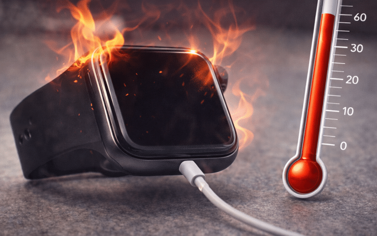 Apple Watch qui chauffe