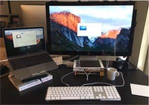 MacBook + écran externe