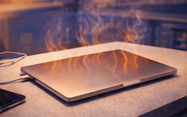 MacBook qui chauffe en charge capot fermé