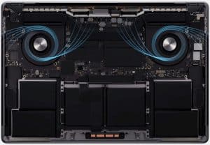 ventilateur interne MacBook