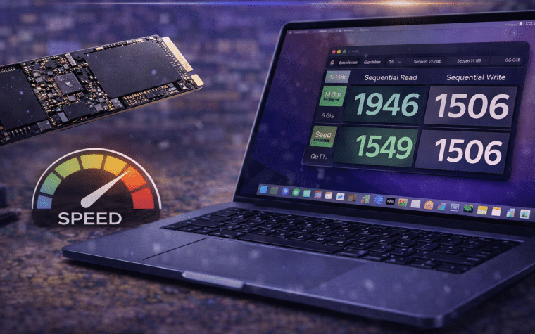 Débit SSD MacBook Neo