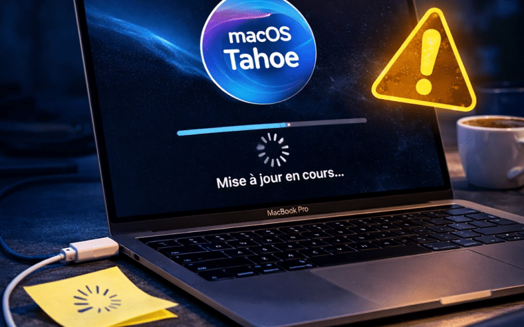 MacBook Pro bloqué macOS Tahoe