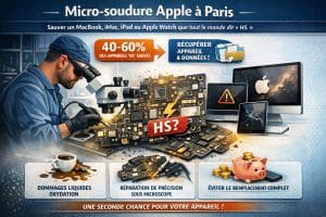 Microsoudure appareils Apple