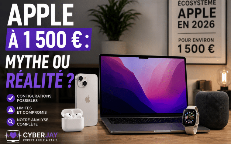 Peut-on vraiment s’équiper tout Apple pour environ 1 500 € en 2026 ?