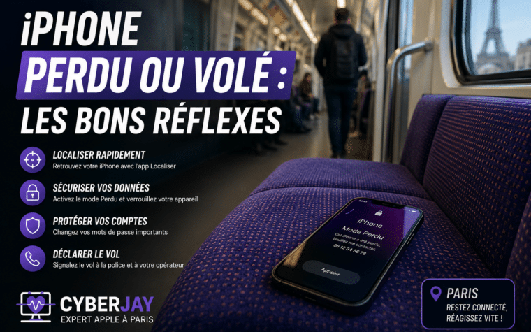 iPhone perdu ou volé que faire