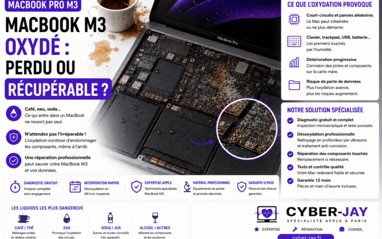 désoxydation MacBook Pro M3