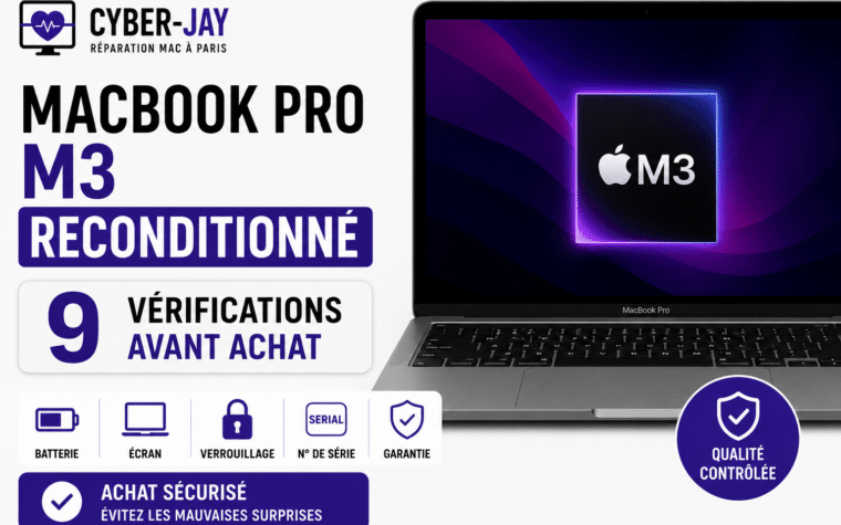 MacBook Pro M3 reconditionné