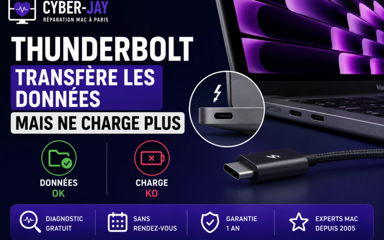 macbook air m4 thunderbolt ne charge plus